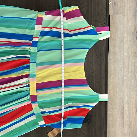 Maree Pour Toi Plus Brenda Stripe Midi Dress. NWT - Picture 11 of 12